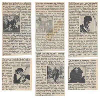 Dylan, Bob / 19 Album Reviews