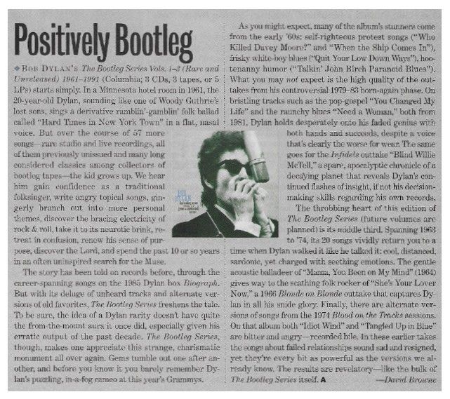 Dylan, Bob / The Bootleg Series Vols. 1-3 (1991)