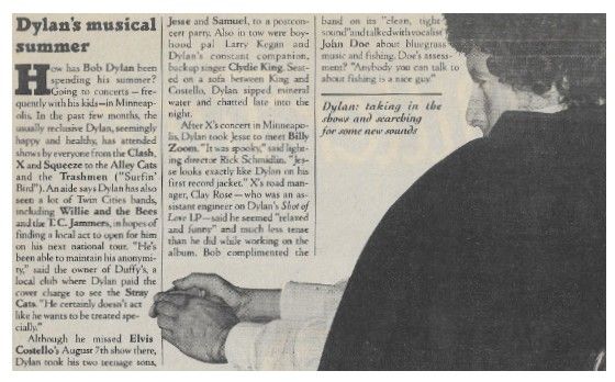 Dylan, Bob / Dylan&#39;s Musical Summer (1982)
