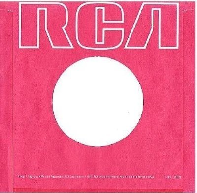 RCA / Red with White Lettering Across Top (1985) / Red-White (Record Company Sleeve, 7&quot;)