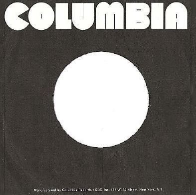 Columbia / Black with White Lettering Across Top | Record Company Sleeve, 7&quot;