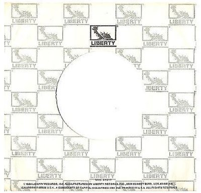 Liberty / Repeating Pattern (1980) / White-Gray-Black (Record Company Sleeve, 7&quot;)