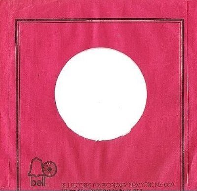 Bell / Logo at Bottom Left / Red-Black (Record Company Sleeve, 7&quot;)