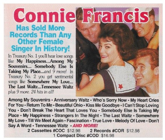 Francis, Connie / Treasury No. 1 + 2