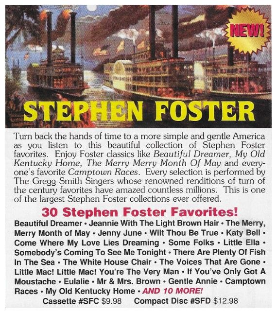 Foster, Stephen / 30 Stephen Foster Favorites!