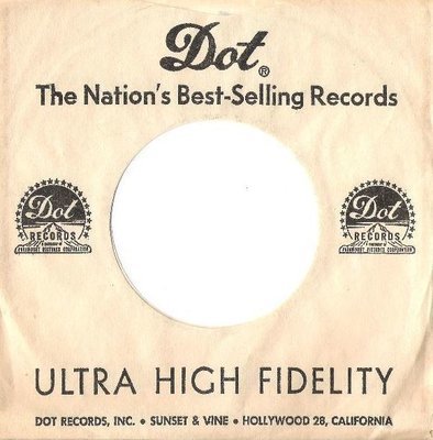 Dot / The Nation's Best-Selling Records" - Ultra High Fidelity / White-Black (Record Company Sleeve, 7")