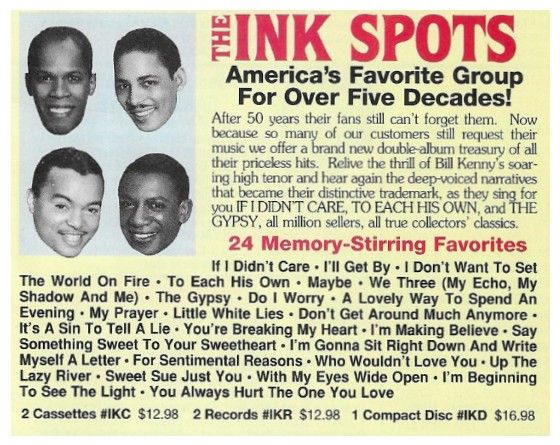 Ink Spots, The / 24 Memory-Stirring Favorites
