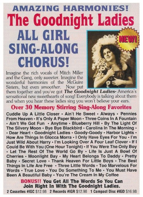 Goodnight Ladies, The / All Girl Sing-Along Chorus!