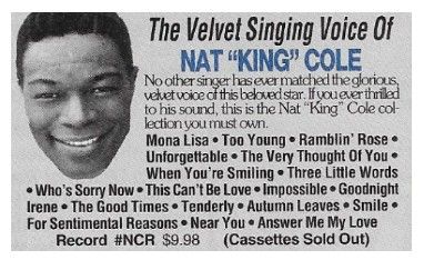 Cole, Nat King / The Velvet Singing Voice