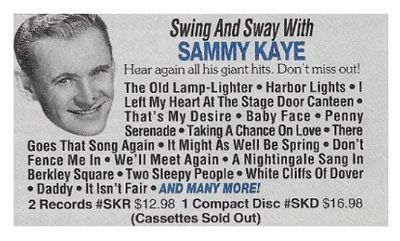Kaye, Sammy / Swing and Sway with Sammy Kaye