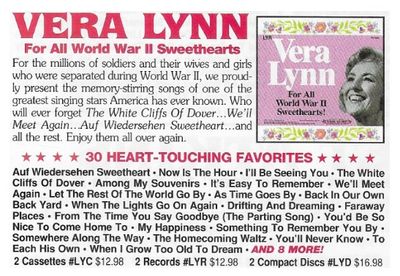 Lynn, Vera / For All World War II Sweethearts