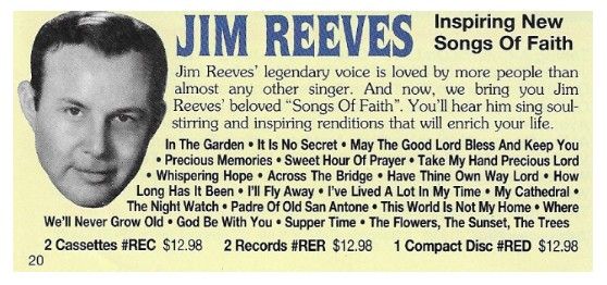 Reeves, Jim / Inspiring New Songs of Faith