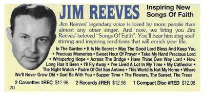 Reeves, Jim / Inspiring New Songs of Faith
