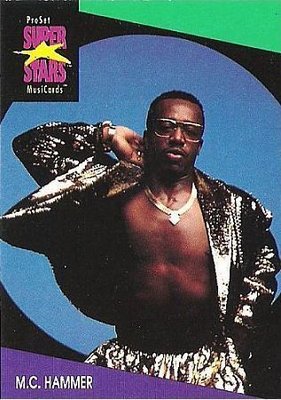 Hammer, M.C. / ProSet SuperStars MusiCards (1991) / Card #125 (Music Card)