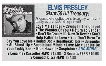 Presley, Elvis / Giant 50 Hit Treasury!