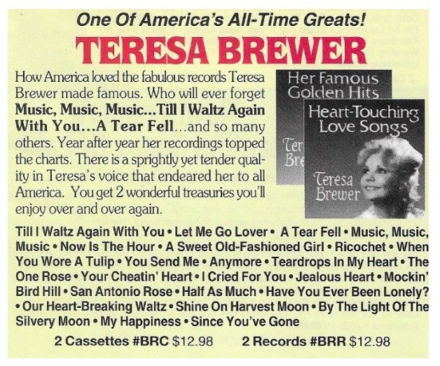 Brewer, Teresa / One of America's All-Time Greats!