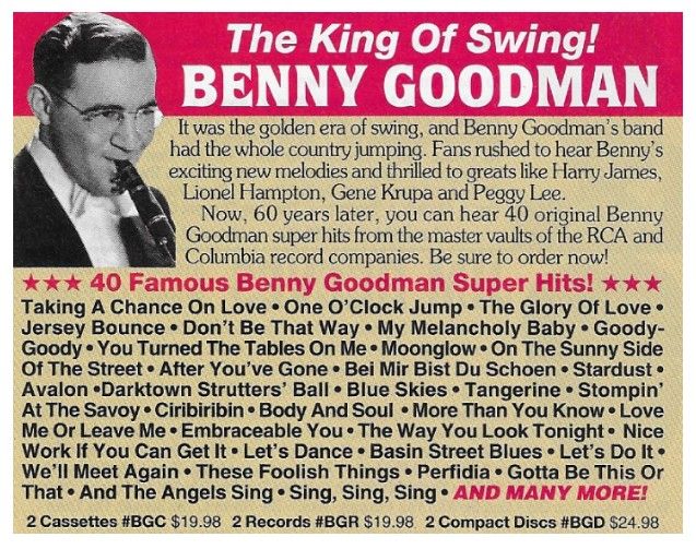 Goodman, Benny / The King of Swing!