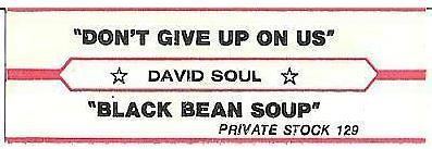 Soul, David / Don&#39;t Give Up On Us (1976) / Private Stock 129 (Jukebox Title Strip)
