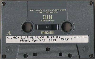 Sting / Los Angeles, CA (1985) - Part 1 / August 17, 1985