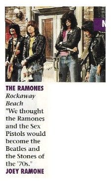 Ramones, The / Rockaway Beach (Joey Ramone Quote)