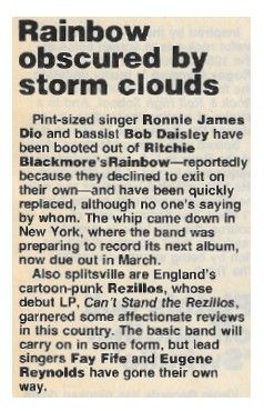 Rainbow / Rainbow Obscured By Storm Clouds (1979)