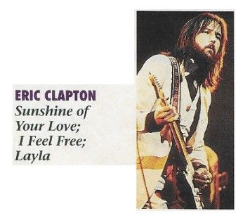 Clapton, Eric / Sunshine of Your Love-I Feel Free-Layla