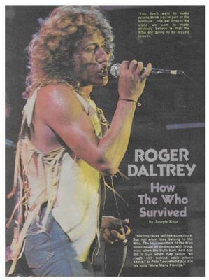 Who, The / Roger Daltrey - How The Who Survived (1977)