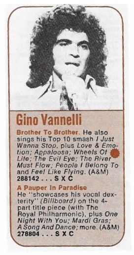 Vannelli, Gino / Brother To Brother (1978)