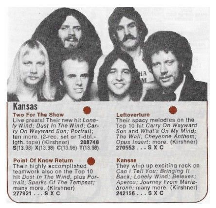 Kansas / Two for the Show (1978)