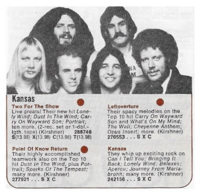 Kansas / Two for the Show (1978)