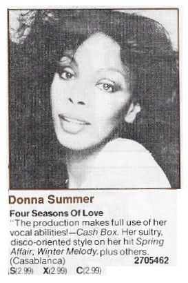 Summer, Donna / Four Seasons of Love (1976)