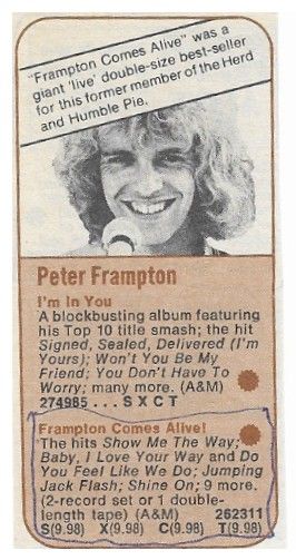 Frampton, Peter / I&#39;m In You (1977)