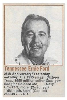 Ford, Tennessee Ernie / 25th Anniversary/Yesterday-Today (1975)