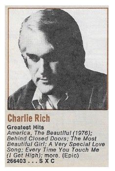 Rich, Charlie / Greatest Hits (1976)