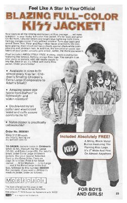 Kiss / Blazing Full-Color Kiss Jacket! (1978)