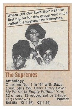 Supremes, The / Anthology (1974)