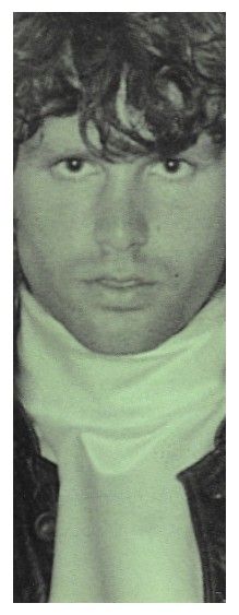Doors, The / Jim Morrison-Closeup-Wearing Scarf