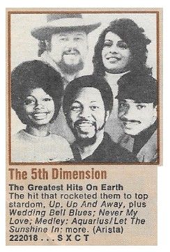 5th Dimension, The / The Greatest Hits On Earth (1972)
