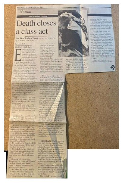 Fitzgerald, Ella / Death Closes a Class Act (1996)