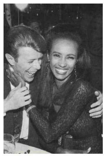 Bowie, David / With Iman at New York City Benefit (1990)