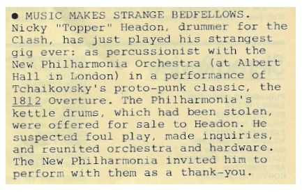 Clash, The / Music Makes Strange Bedfellows (1981)