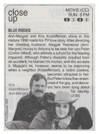 Kristofferson, Kris / Blue Rodeo - with Ann-Margret (1996)