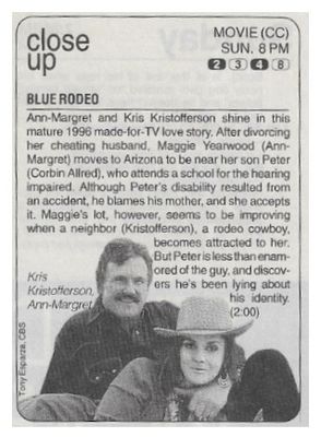 Kristofferson, Kris / Blue Rodeo - with Ann-Margret (1996)