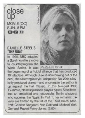Kinski, Nastassja / Danielle Steel&#39;s &#39;The Ring&#39; (1996)