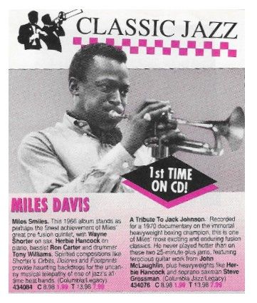Davis, Miles / Miles Smiles-1st Time On CD (1991)