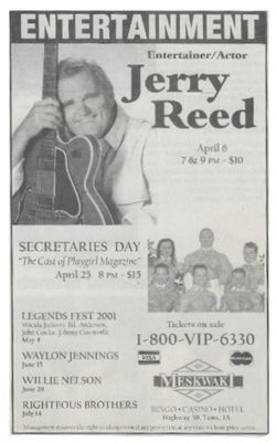 Reed, Jerry / Meskwaki (Tama, Iowa) (2001)