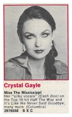 Gayle, Crystal / Miss the Mississippi (1979)