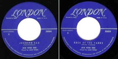 Teter, Jack (Trio) / Johnson Rag (1949) / London 30004 (Single, 7&quot; Vinyl)