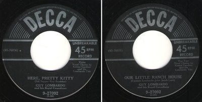 Lombardo, Guy / Our Little Ranch House (1950) / Decca 9-27092 (Single, 7&quot; Vinyl)
