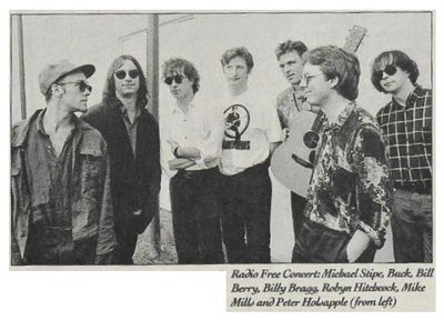 R.E.M. / Radio Free Concert (1991) - with Billy Bragg, Robyn Hitchcock